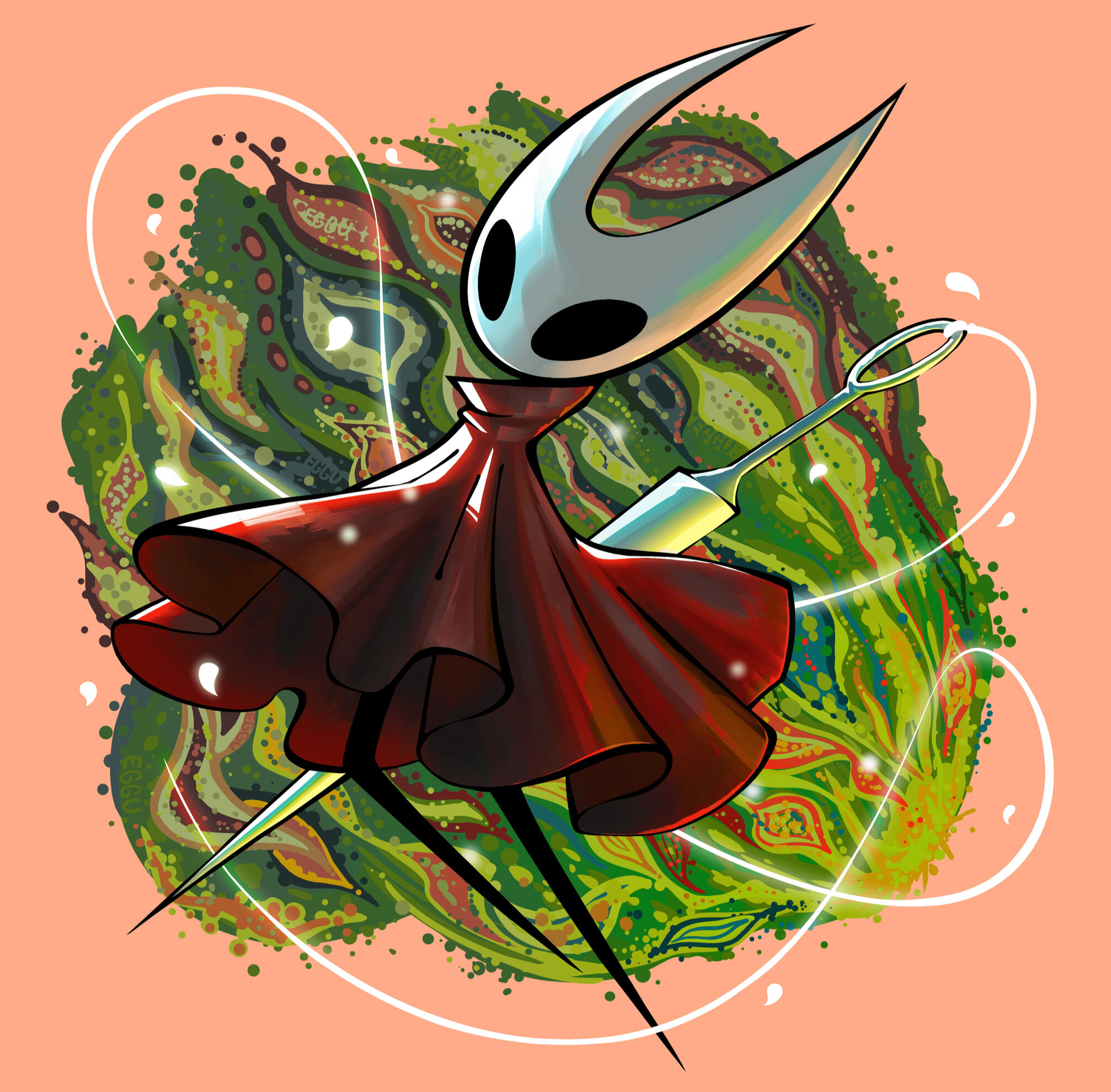 EGGUHOUSE "Hornet" charm - illustration