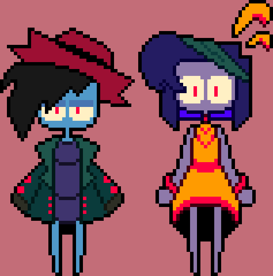 Oliver and Penny pixel animation - personal