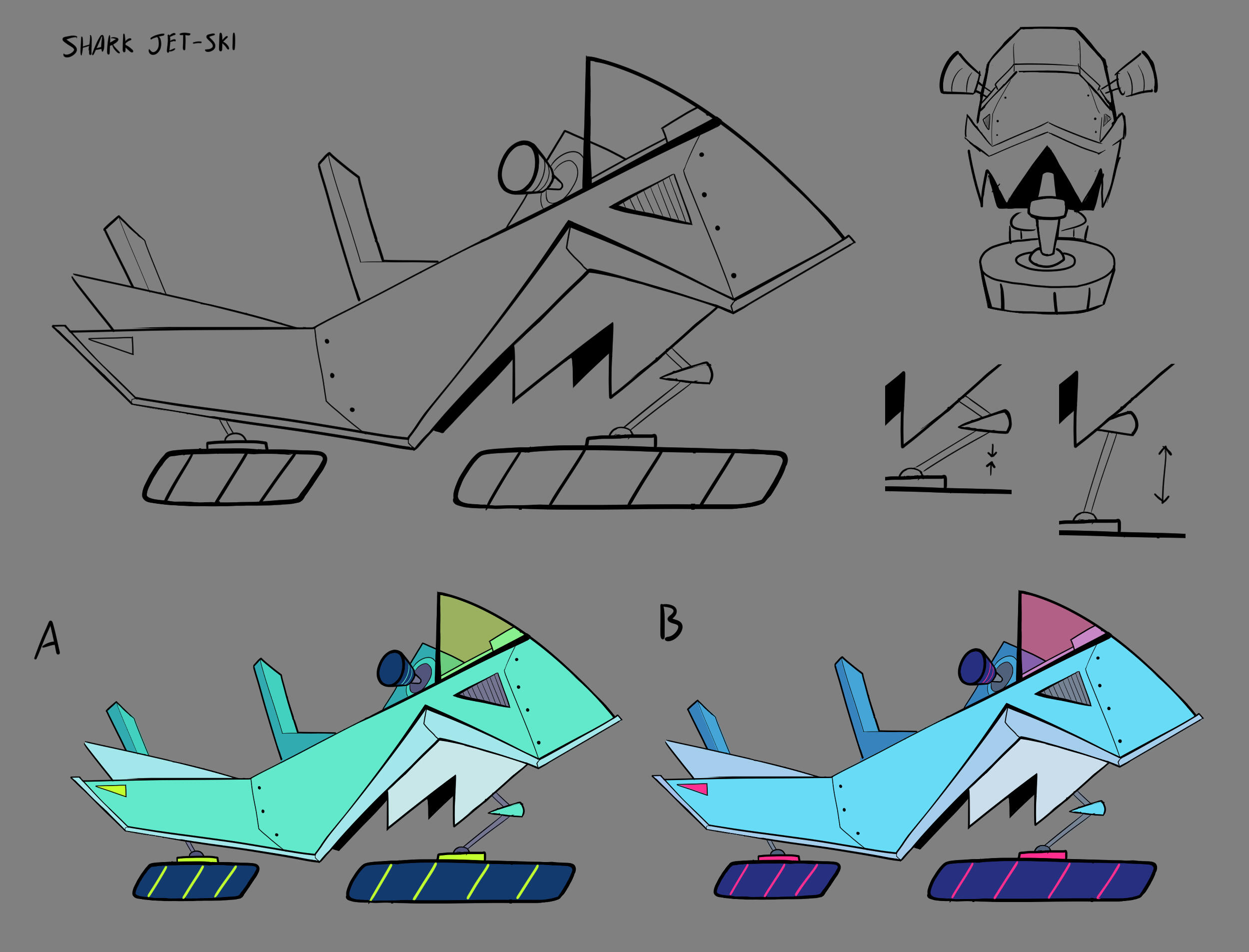 shark jet ski concept