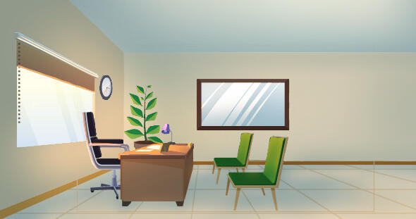 Dream Diary office colorkey 2