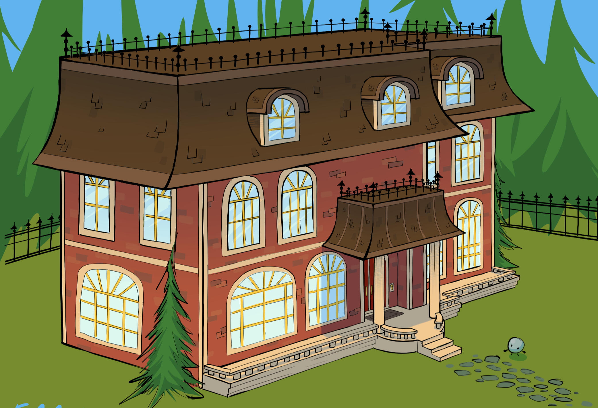 Twilight Orchards mansion layout