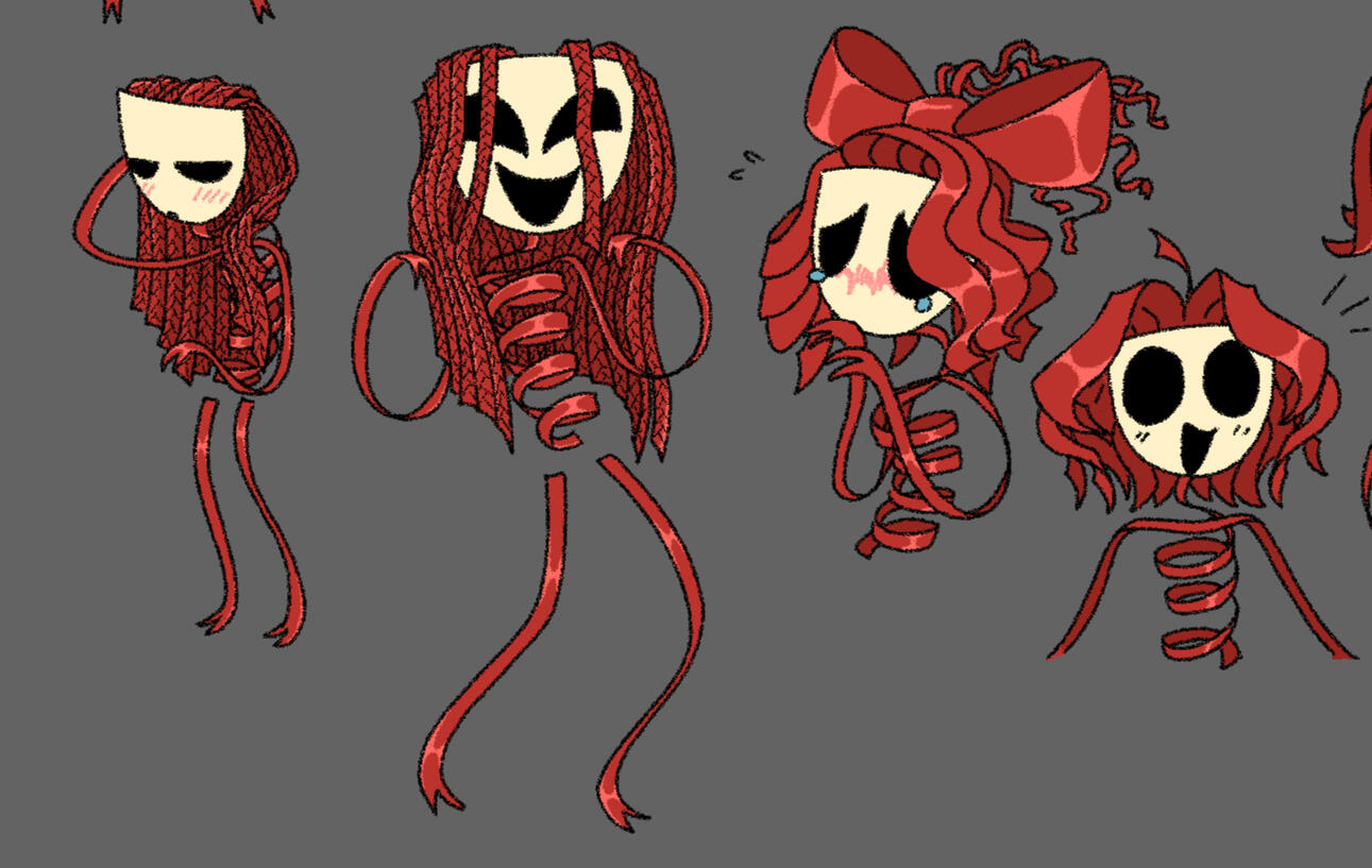 gangle with hair doodles